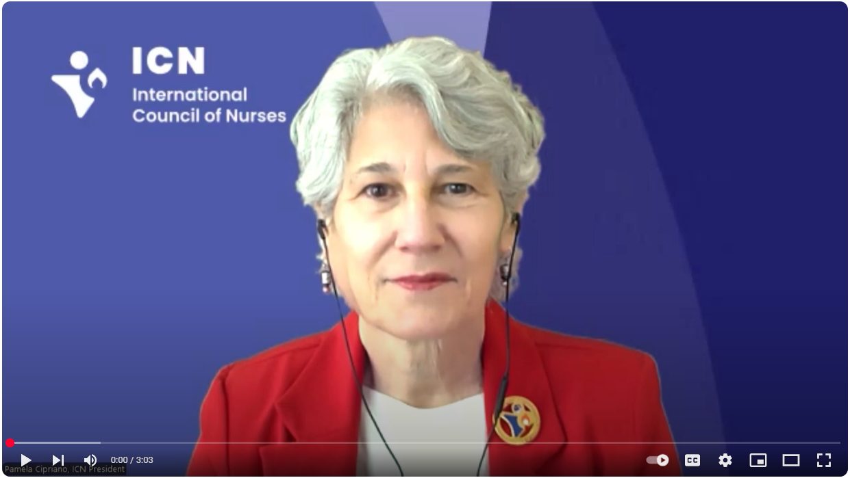 ICN President Pam Cipriano - End of year greetings