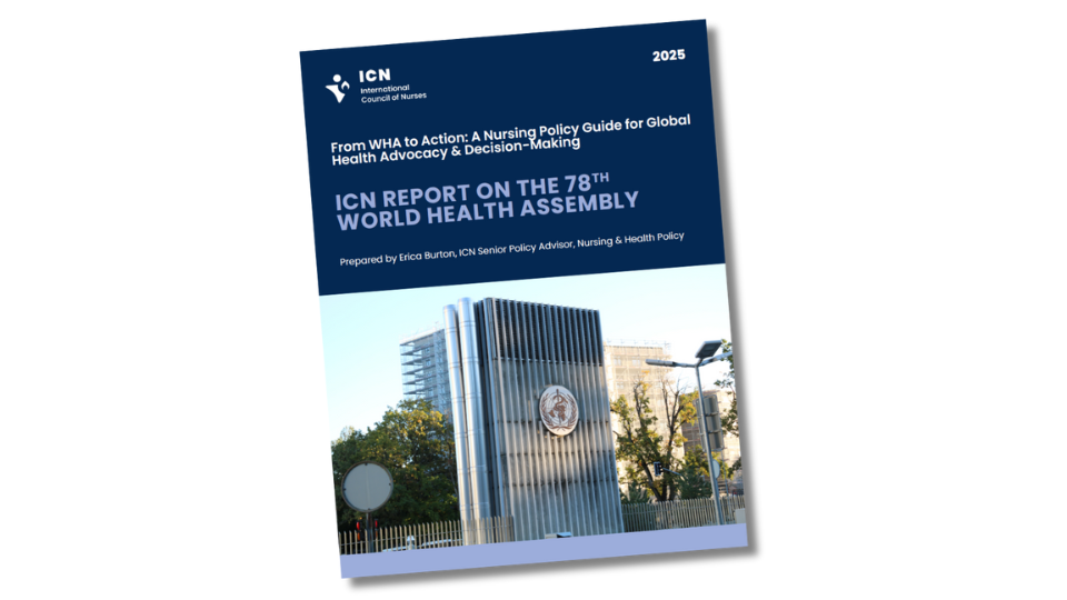 WHA78 report - website cover